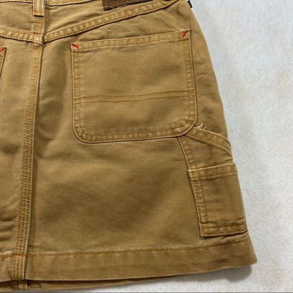 RL Ralph Lauren Skirt Polo Jeans co. RL Brown mini skirt size 6 with poc… - Picture 6 of 13